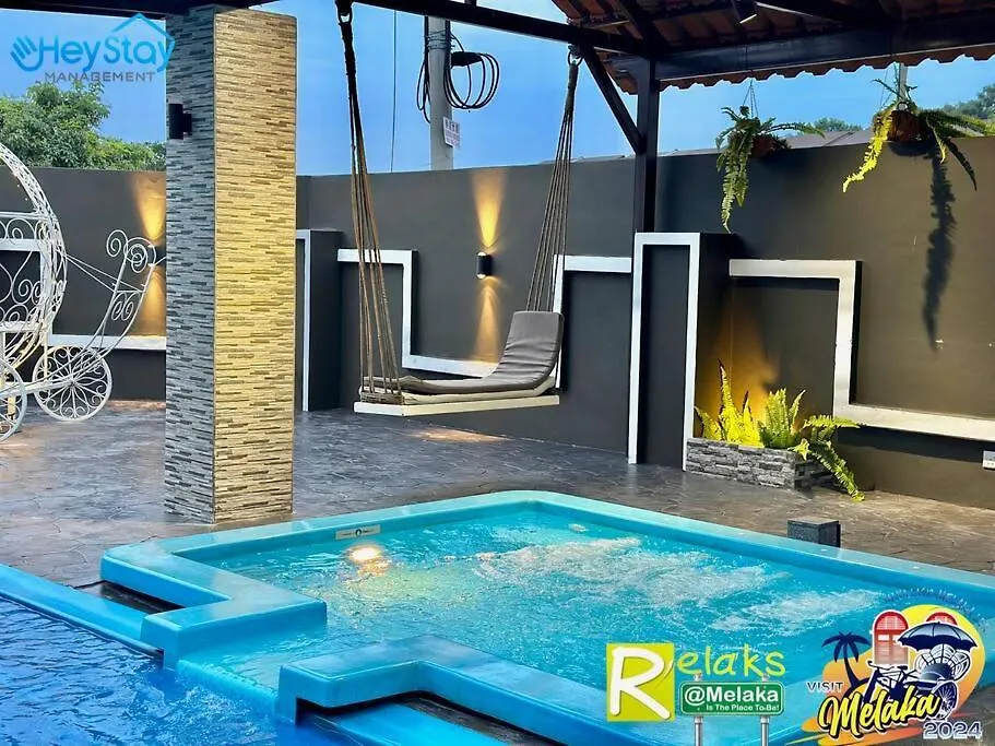 Villa 20Pax4B3B Privatepool /Karaok/Pooltable/Bbq Malacca Feriehus